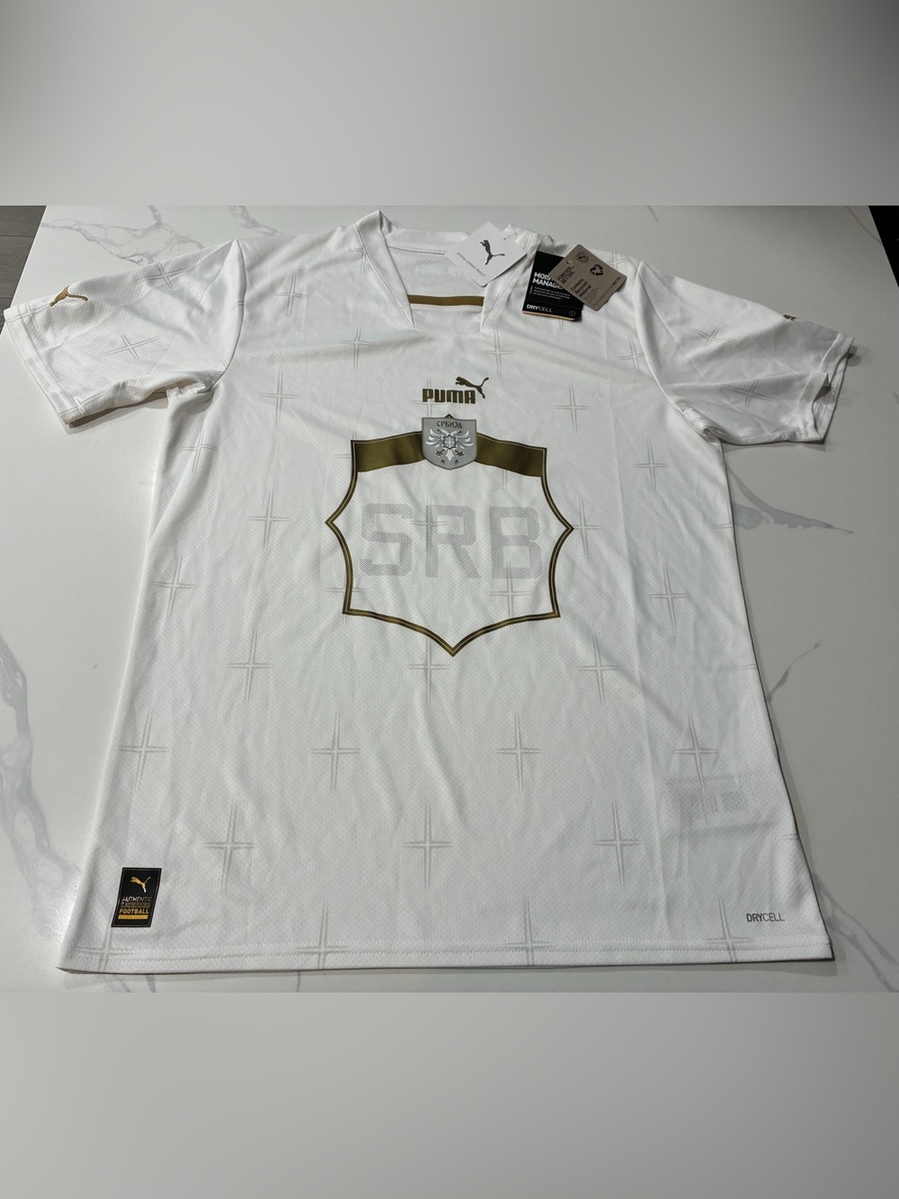 Serbia National Football / Soccer Men’s Puma Jersey Retails For $90